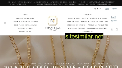 franandcojewelry.com alternative sites
