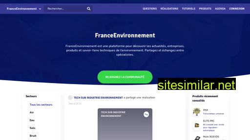 franceenvironnement.com alternative sites