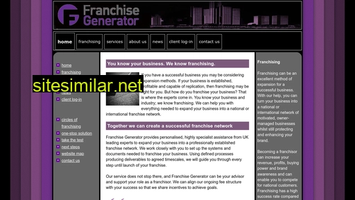 franchisegenerator.com alternative sites