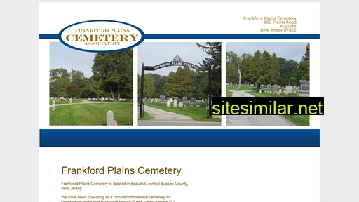 Frankfordplainscemetery similar sites