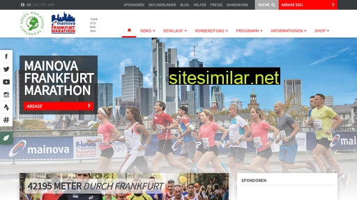 Frankfurt-marathon similar sites