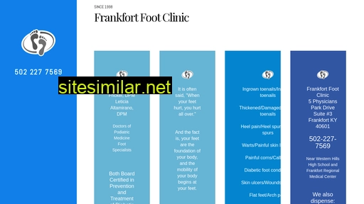 Frankfortfootclinic similar sites