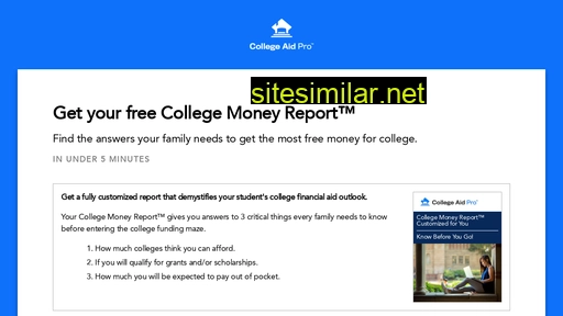 freecollegemoneyreport.com alternative sites