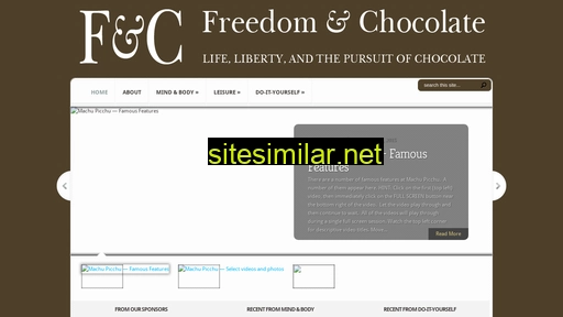 Freedomandchocolate similar sites