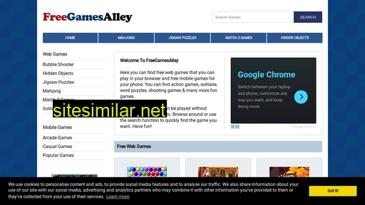 Freegamesalley similar sites