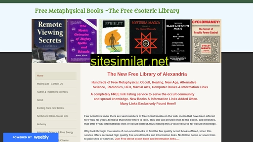 freeoccultbooks.weebly.com alternative sites