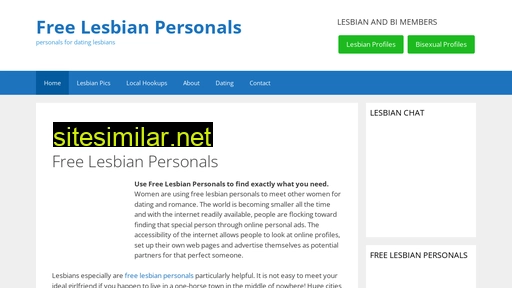 free-lesbian-personals.com alternative sites