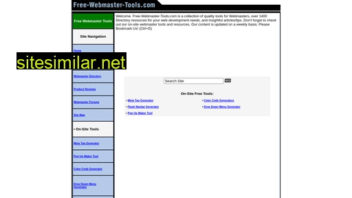 free-webmaster-tools.com alternative sites
