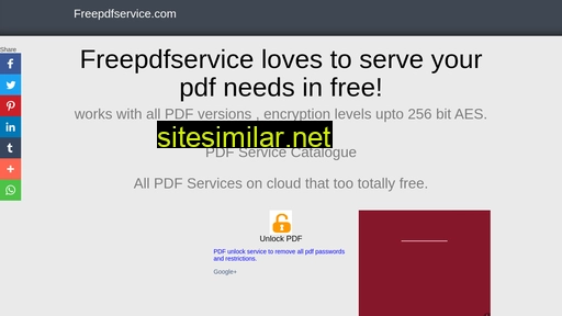 freepdfservice.com alternative sites
