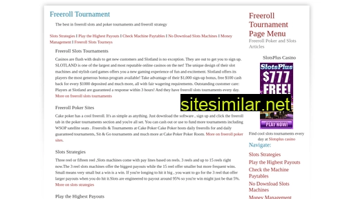 freeroll-tournament.com alternative sites