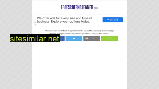 Freescreencleaner similar sites