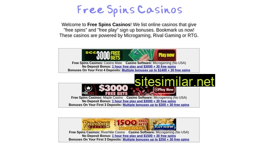 freespinscasinos.com alternative sites