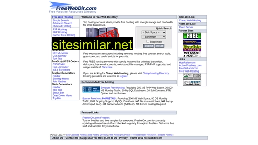 freewebdir.com alternative sites