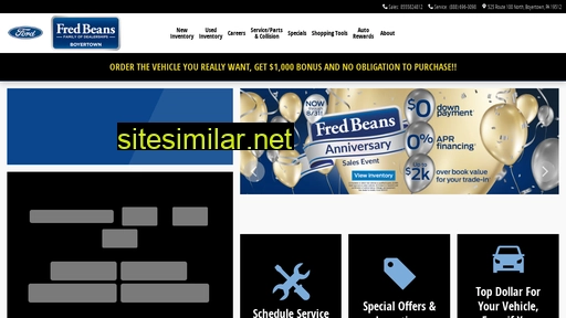 fredbeansboyertown.com alternative sites