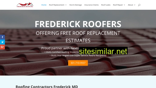 frederickroofers.com alternative sites