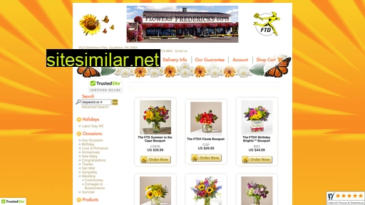 fredericksflowers.com alternative sites