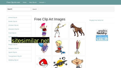 Free-clip-art similar sites