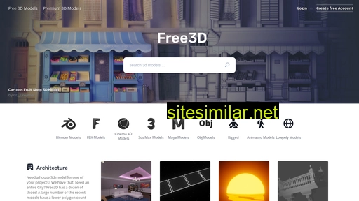 free3d.com alternative sites