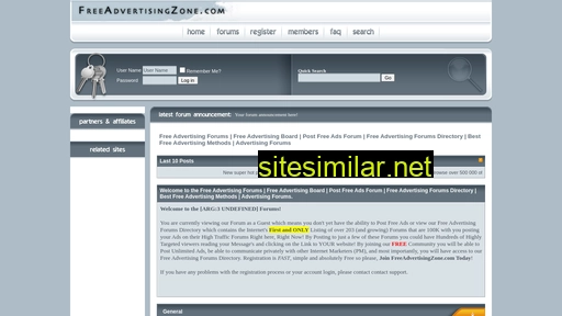 freeadvertisingzone.com alternative sites