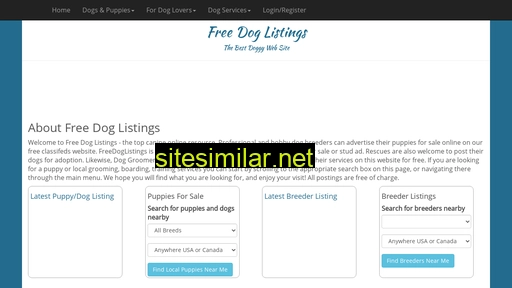 freedoglistings.com alternative sites