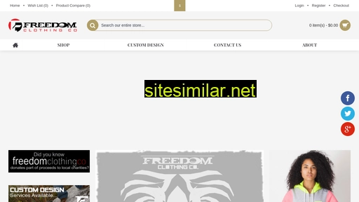 Freedomclothingco similar sites