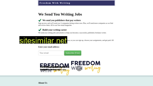 freedomwithwriting.com alternative sites