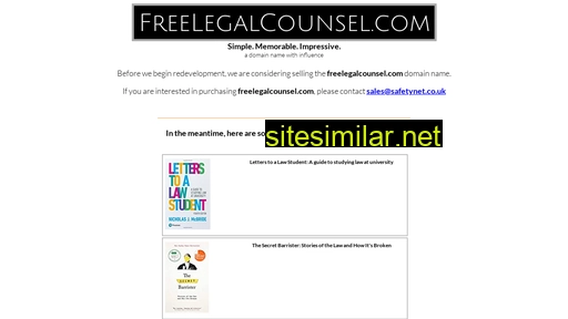 Freelegalcounsel similar sites