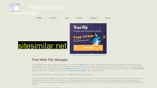 freewebfilemanager.com alternative sites