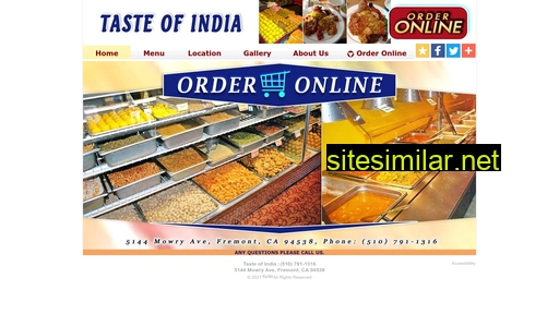 Fremonttasteofindia similar sites