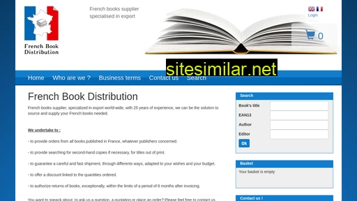 frenchbookdistribution.com alternative sites