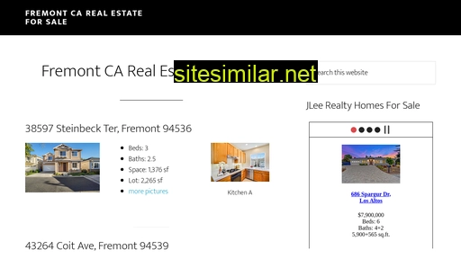 Fremont-ca-real-estate-for-sale similar sites