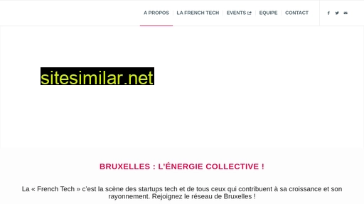 Frenchtech-brussels similar sites