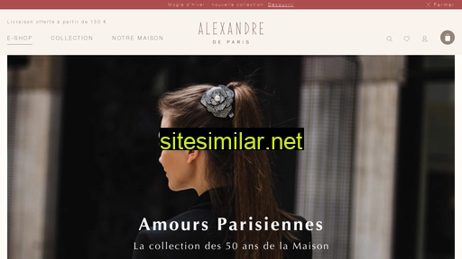 Alexandredeparis-store similar sites