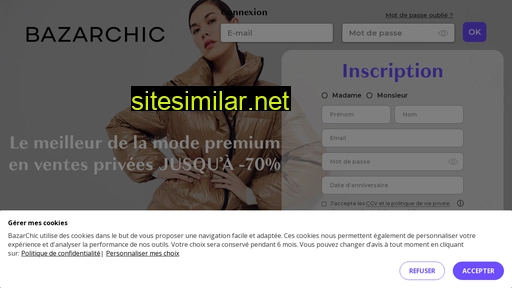 fr.bazarchic.com alternative sites