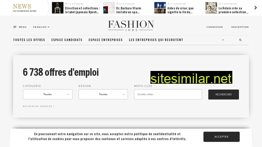 Fashionjobs similar sites