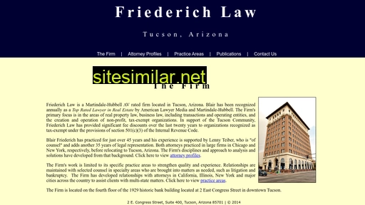 Friederichlaw similar sites