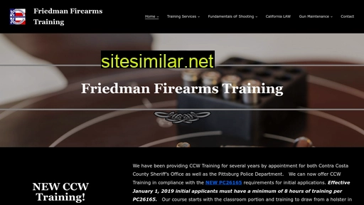 friedmanfirearmstraining.com alternative sites