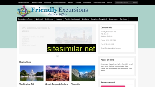 friendlyexcursions.com alternative sites