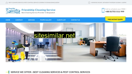 Friendshipcleaningservice similar sites