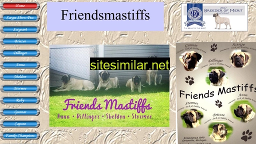 friendsmastiffs.com alternative sites