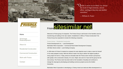 frisinagroup.com alternative sites