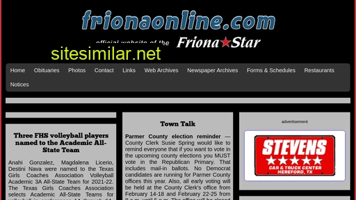 Frionaonline similar sites