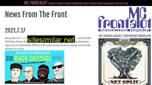 frontalot.com alternative sites