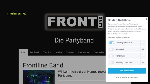 frontline-band.jimdofree.com alternative sites