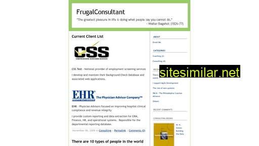 frugalconsultant.com alternative sites