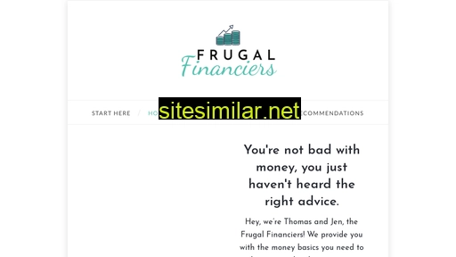 frugalfinanciers.com alternative sites