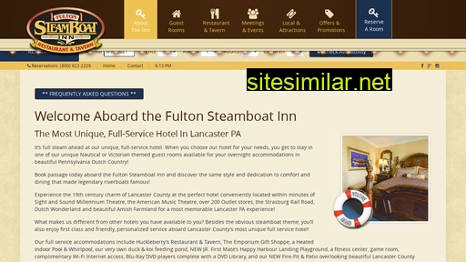 fultonsteamboatinn.com alternative sites