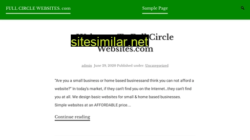 fullcirclewebsites.com alternative sites