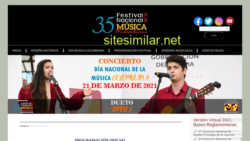 Fundacionmusicaldecolombia similar sites