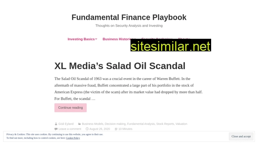 Fundamentalfinanceplaybook similar sites